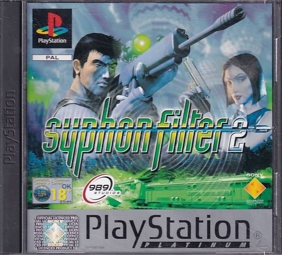 Syphon Filter 2 - Platinum - PS1 (B Grade) (Genbrug)