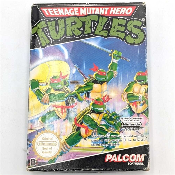 Teenage Mutant Hero Turtles - Original Æske - SCN - NES Spil (C Grade) (Genbrug)