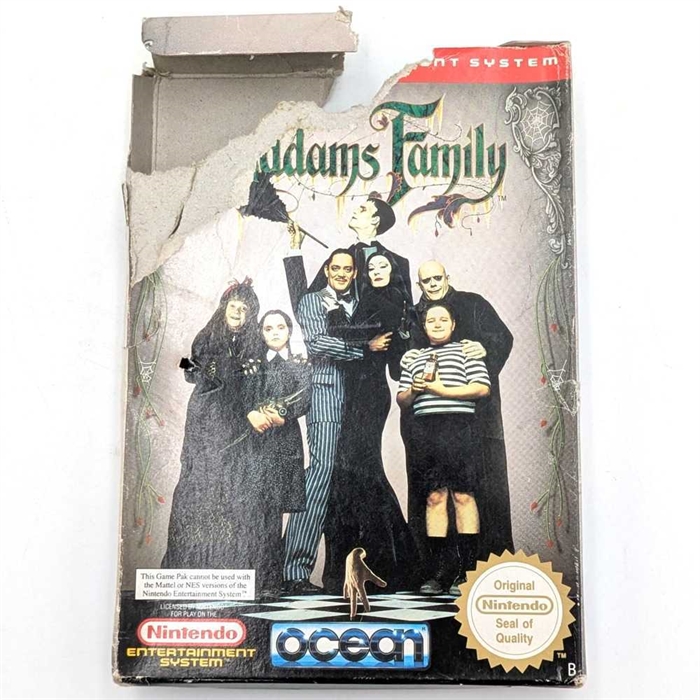 The Addams Family - Original Æske - FRG - NES Spil (C Grade) (Genbrug)