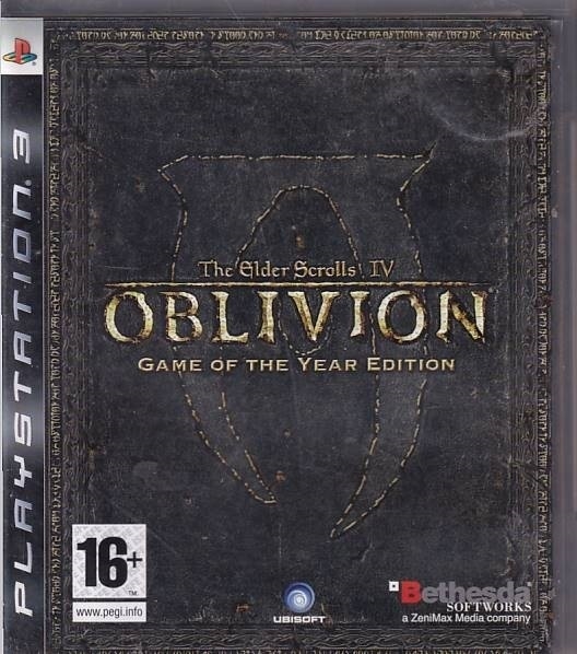 The Elder Scrolls 4 Oblivion - Game of the Year Edition - PS3 (B Grade) (Genbrug)