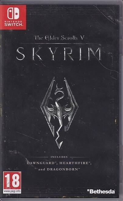 The Elder Scrolls V Skyrim - Nintendo Switch Spil (A Grade) (Genbrug)