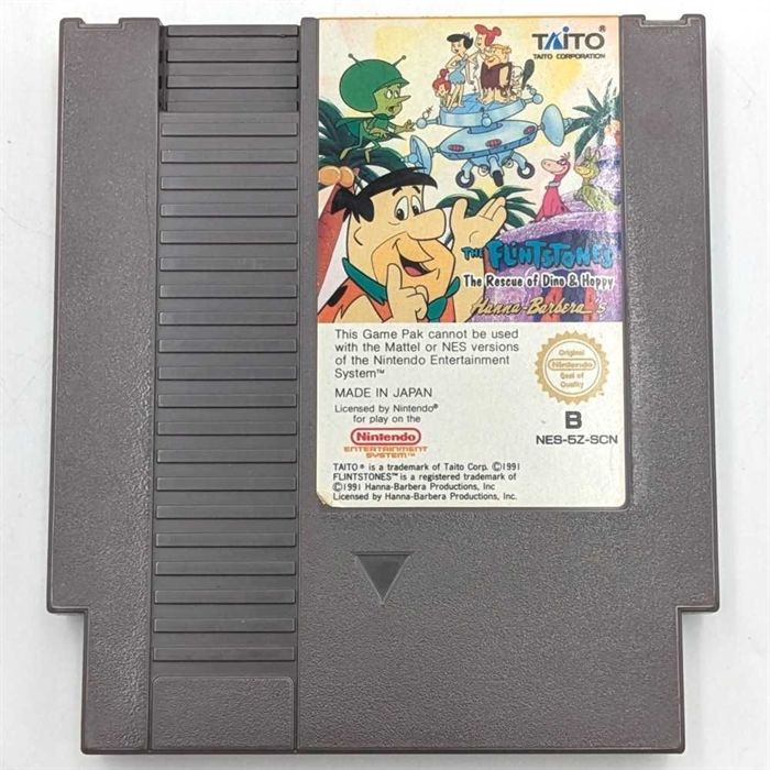 The Flintstones The Rescue Of Dino & Hoppy - SCN - NES Spil (B Grade) (Genbrug)