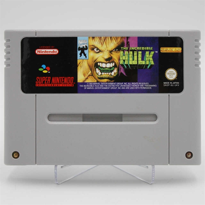 The Incredible Hulk - SNES - Cartridge - (UKV) (A Grade) (Genbrug)