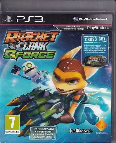 Ratchet and Clank QForce - PS3 (B Grade) (Genbrug)