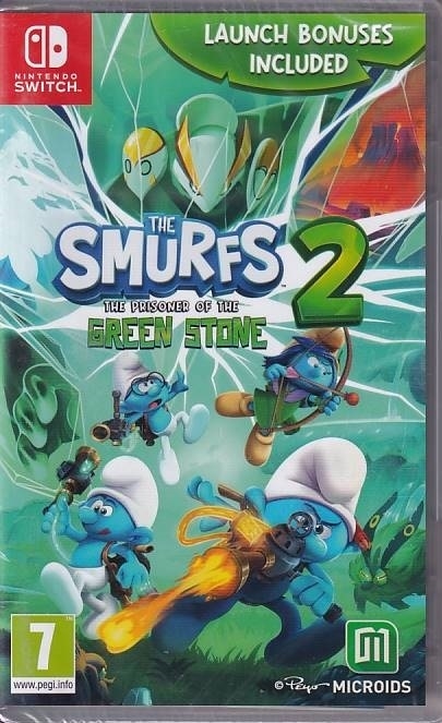 The Smurfs 2 The Prisoner of the Green Stone - Nintendo Switch spil (AA Grade) (Genbrug)