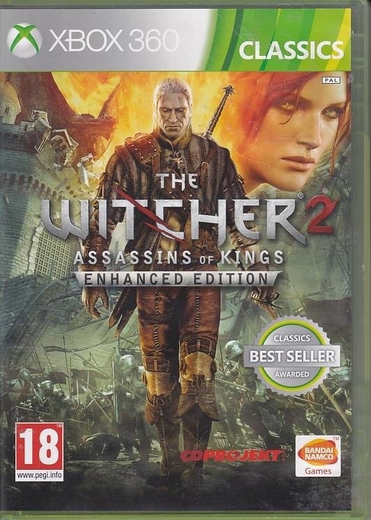 The Witcher 2 Assassins of Kings Enhanced Edition - Classics - XBOX 360 (B Grade) (Genbrug)