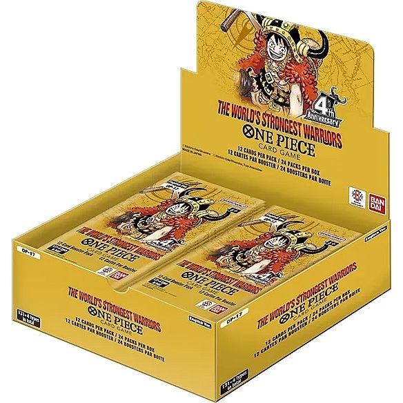 The World\'s Strongest Warriors - OP17 - Booster Box Display (24 Booster Packs) - One Piece Card Game