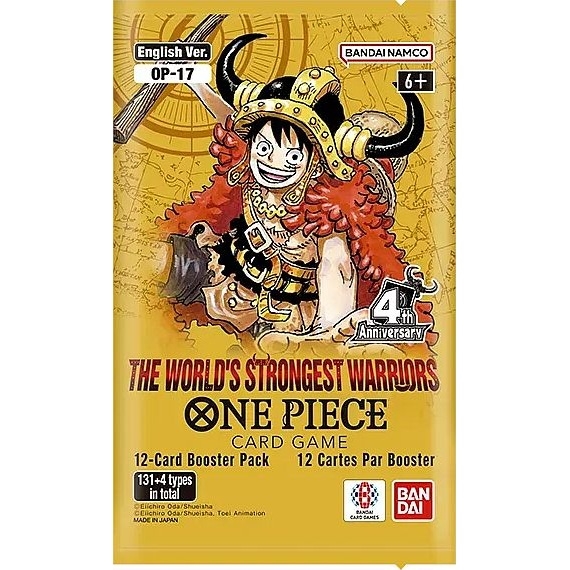 The World\'s Strongest Warriors - OP17 - Booster Pack - One Piece Card Game