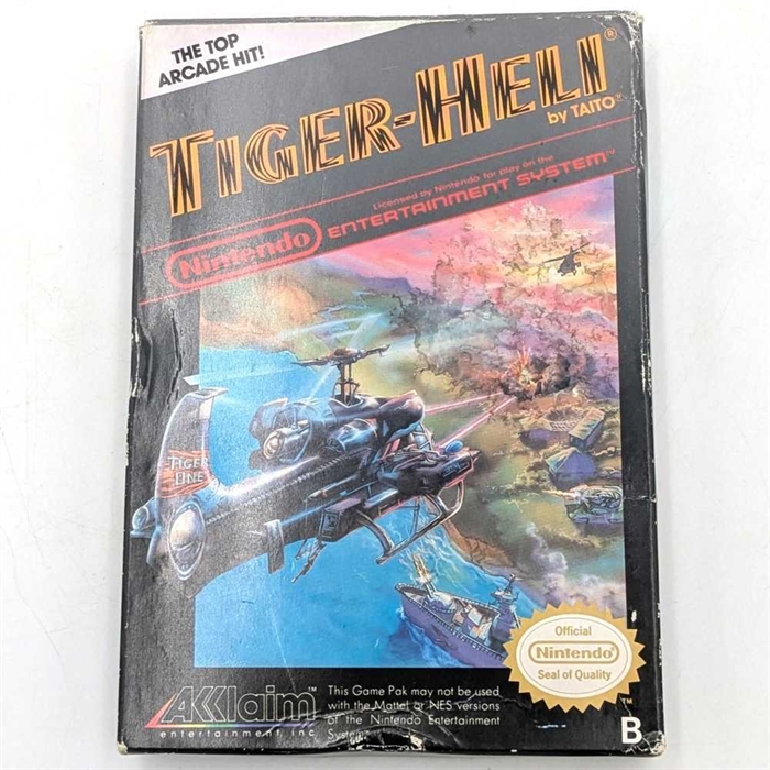 Tiger Heli - Komplet I Æske - EEC - NES Spil (B Grade) (Genbrug)
