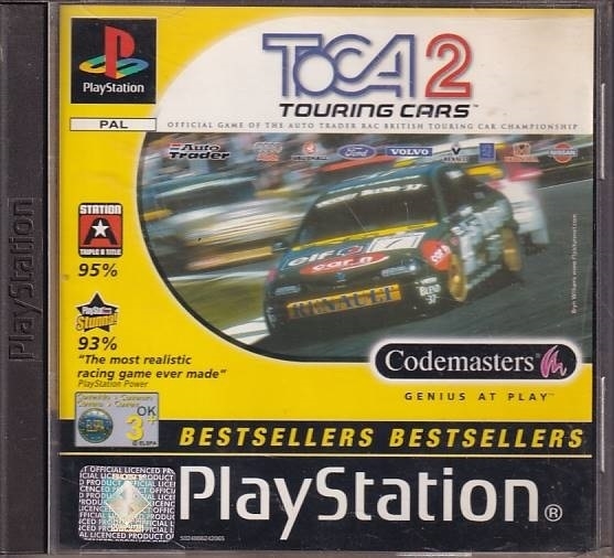 Toca 2 Touring Cars - PS1 (B Grade) (Genbrug)