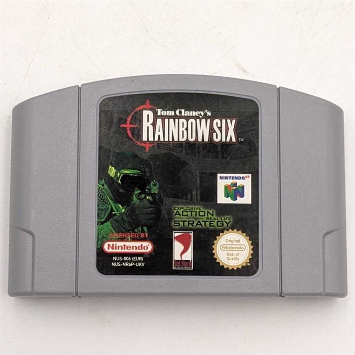 Tom Clancys Rainbow Six - Cartridge - Nintendo 64 Spil - (EUR) (A Grade) (Genbrug)
