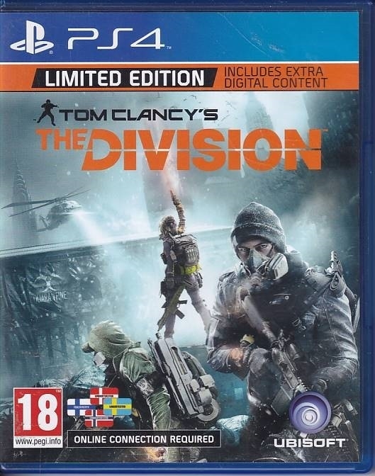 Tom Clancys The Division Limited Edition - PS4 (A Grade) (Genbrug)