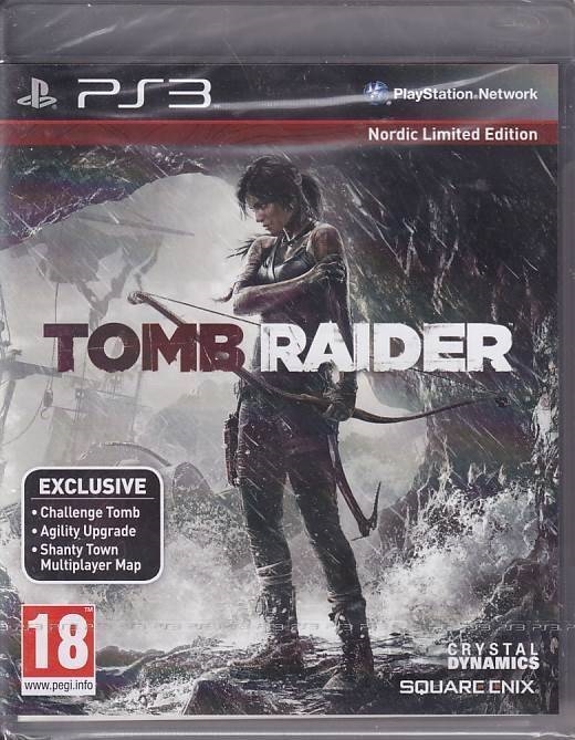 Tomb Raider - Nordic Limited Edition - i Folie - PS3 (AA Grade) (Genbrug)