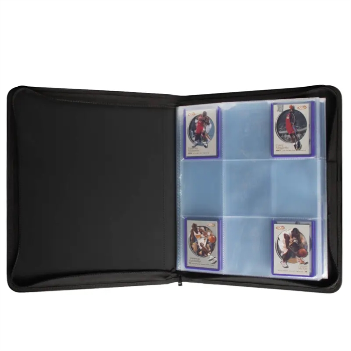 Toploader Zippered Premium Pro-binder - 9-Pocket - Black - Ultra Pro