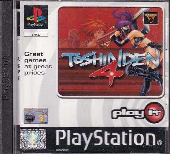 Toshinden 4 - White Label - PS1 (B Grade) (Genbrug)