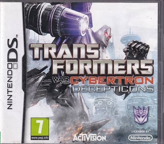 Transformers War for Cybertron Decepticons - Nintendo DS (B Grade) (Genbrug)
