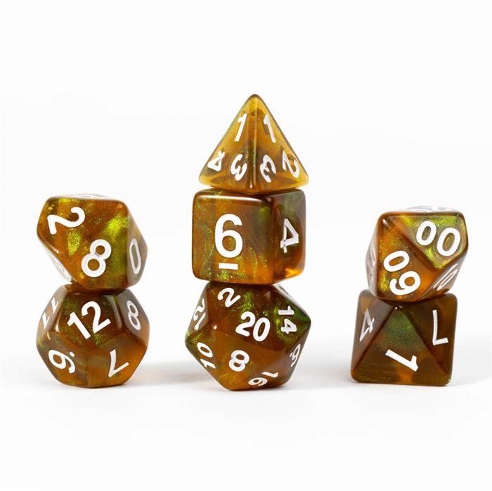 Treasure Series - Peridot - Rollespilsterninger - Sirius Dice