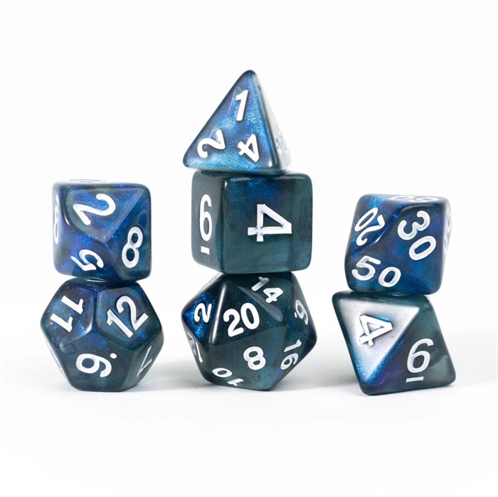 Treasure Series - Sapphire - Rollespilsterninger - Sirius Dice