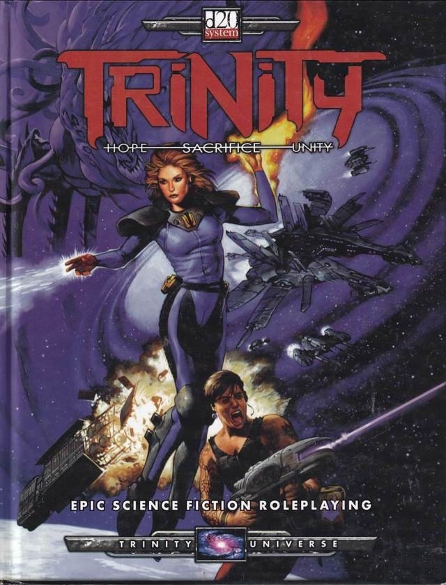 Trinity - Hope Sacrifice Unity - D20 Rulebook (B-Grade) (Genbrug)
