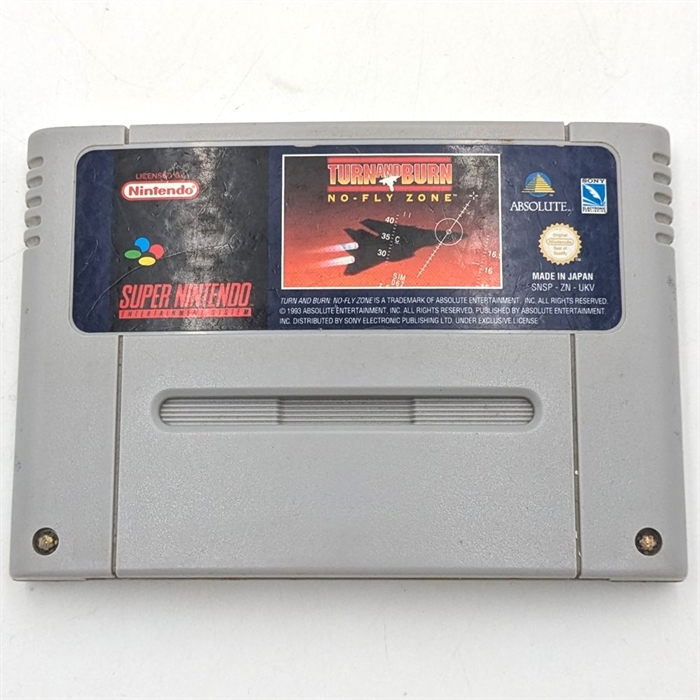 Turn and Burn No Fly Zone - Cartridge - SNES Spil - (UKV) (B Grade) (Genbrug)