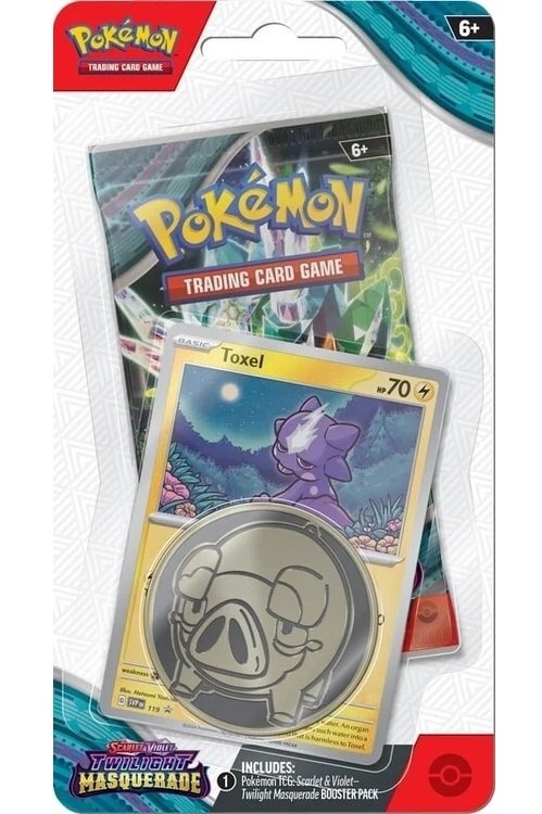 Twillight Masquerade - Checklane Blister - Toxel - Pokemon kort