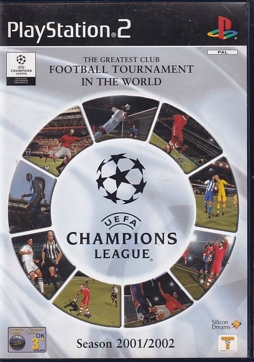 UEFA Champions League 2001-2002 - PS2 (B Grade) (Genbrug)