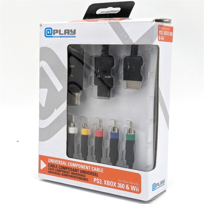 Universal Komponent Kabel - PS3 XBOX 360 og Wii - PS3 Tilbehør (B Grade) (Genbrug)