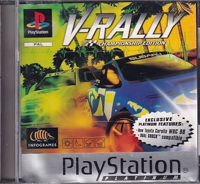 V-Rally Championship Edition Platinum - PS1 (B Grade) (Genbrug)