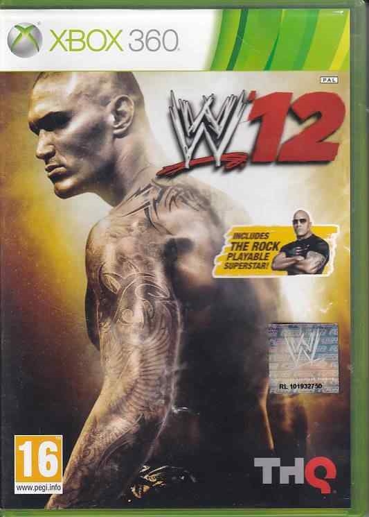 WWE 12 - XBOX 360 (B Grade) (Genbrug)