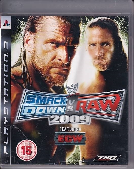 WWE SmackDown vs Raw 2009 - PS3 (B Grade) (Genbrug)