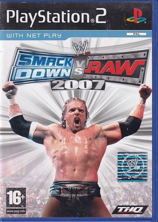 WWE SmackDown vs Raw 2007 - PS2 (B Grade) (Genbrug)