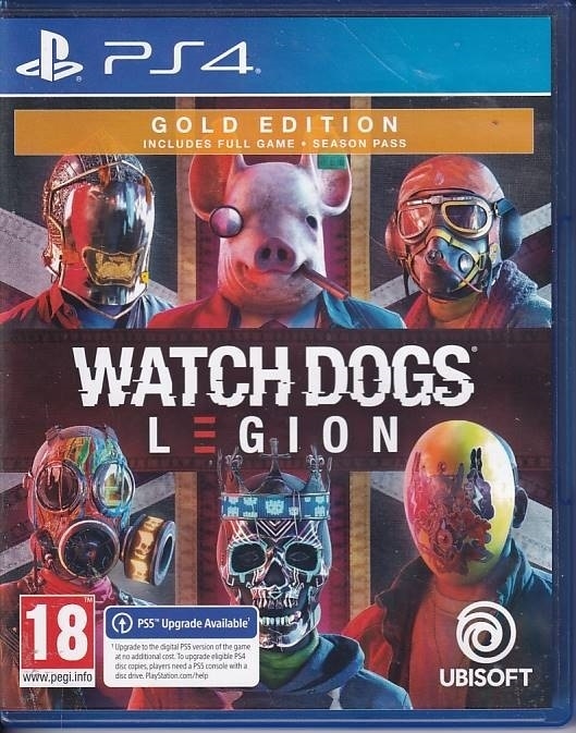 Watch Dogs Legion Gold Edition - PS4 (B Grade) (Genbrug)