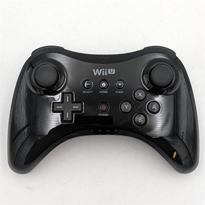 Wii U Pro Controller - Sort - Nintendo Wii U Tilbehør (B Grade) (Genbrug)