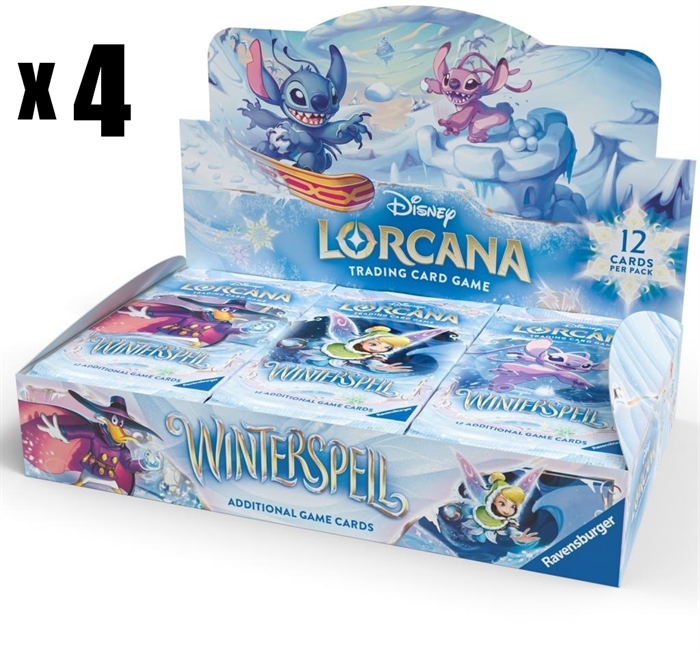Winterspell - Booster Box X 4 (92 Booster Pack) - Disney Lorcana