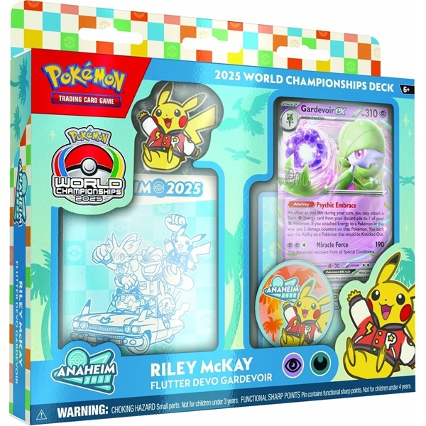 World Championship 2025 Deck - Riley McKay - Flytter Devo Gardevoir - Pokemon kort