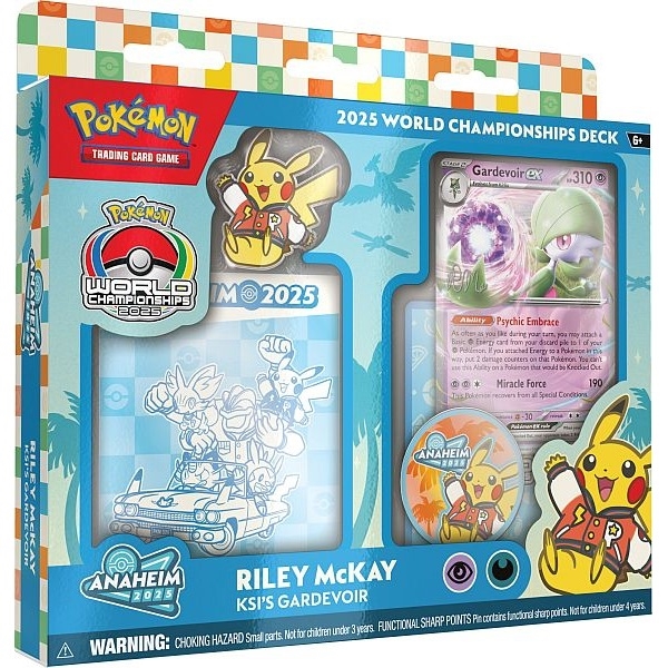 World Championship 2025 Deck - Riley McKay - KSI\'s Gardevoir - Pokemon kort