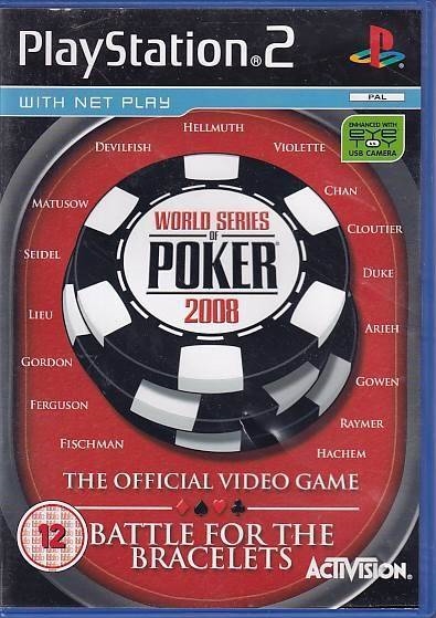 World Series of Poker 2008 - Battle for the Bracelets - PS2 (B Grade) (Genbrug)
