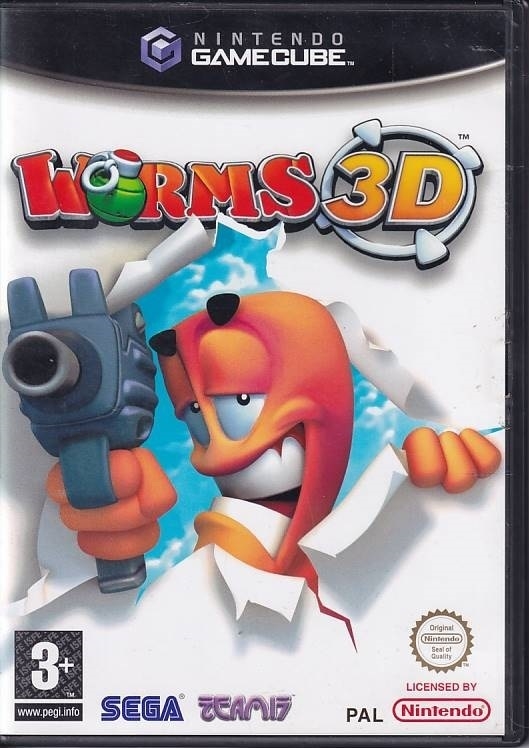 Worms 3D - GameCube (B Grade) (Genbrug)