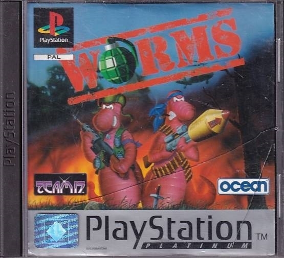 Worms Platinum - PS1 (B Grade) (Genbrug)