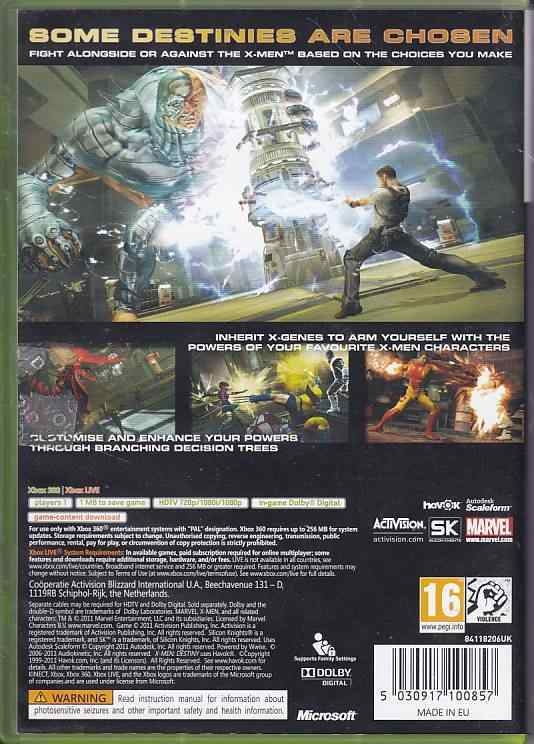 100,- X-men Destiny XBOX 360 (B Grade) (Genbrug)