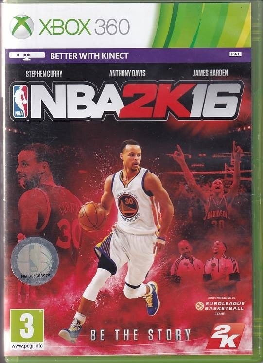 NBA 2K16 - XBOX 360 (B Grade) (Genbrug)