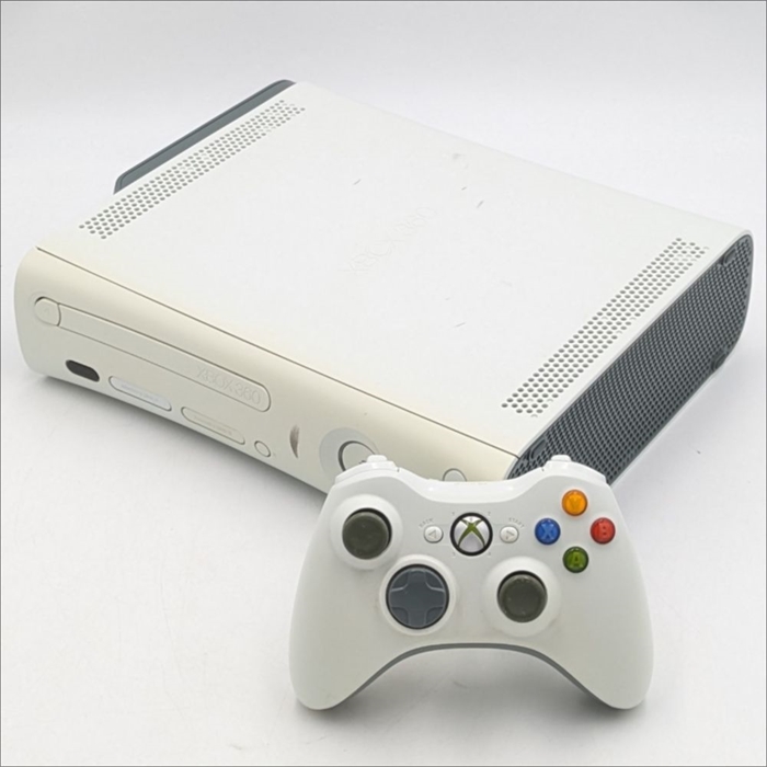 XBOX 360 - Pro - Hvid - 20 GB - Konsol - SNR 1667017 83405 (B Grade) (Genbrug)