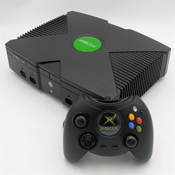 XBOX Original - Sort - Konsol -  SNR 516398324805 (B Grade) (Genbrug)