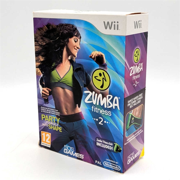 Zumba Fitness 2 - med bælte - Nintendo Wii (B Grade) (Genbrug)