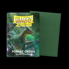 Dragon Shield  - Matte Forest Green Sleeves - Standard Sleeves (100 stk) - Plastiklommer