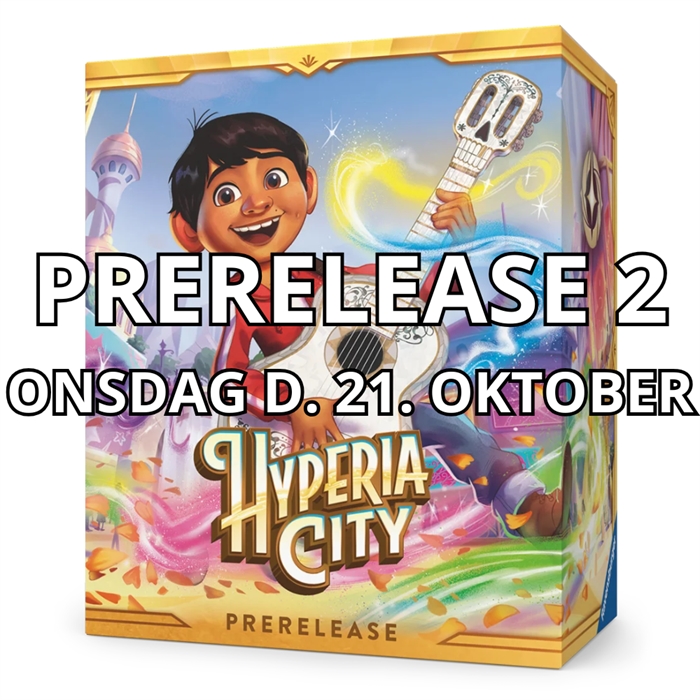 Lorcana Hyperia City Prerelease 2 (sealed) - ONSDAG d. 21. oktober kl. 17:00 - Aarhus billet
