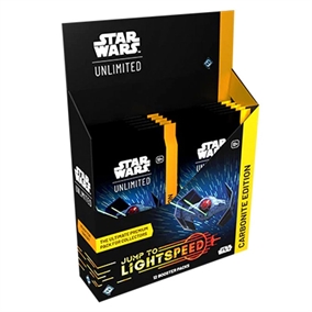 Jump to Lightspeed - Carbonite Booster Box Display (12 Booster Packs) - Star Wars unlimited