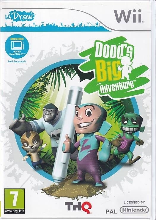 uDraw Doods Big Adventure - Nintendo Wii (B Grade) (Genbrug)