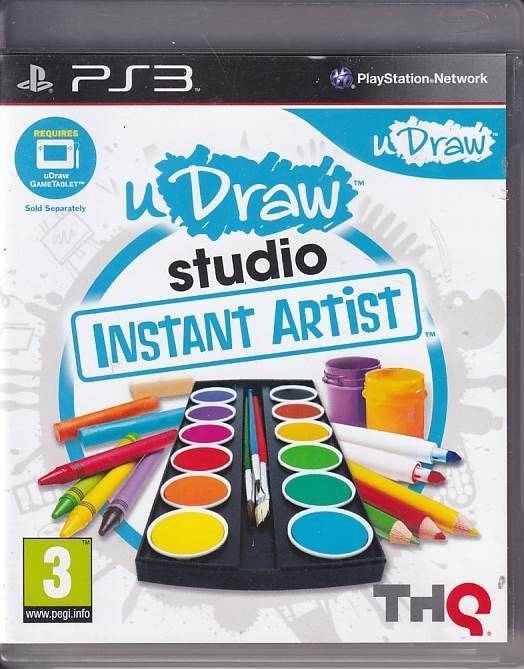 uDraw Studio Instant Artist - PS3 (B Grade) (Genbrug)